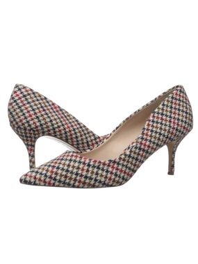 Charles By Charles David Multicolor Houndstooth Pointed-Toe Pumps Size 6 -- WORK